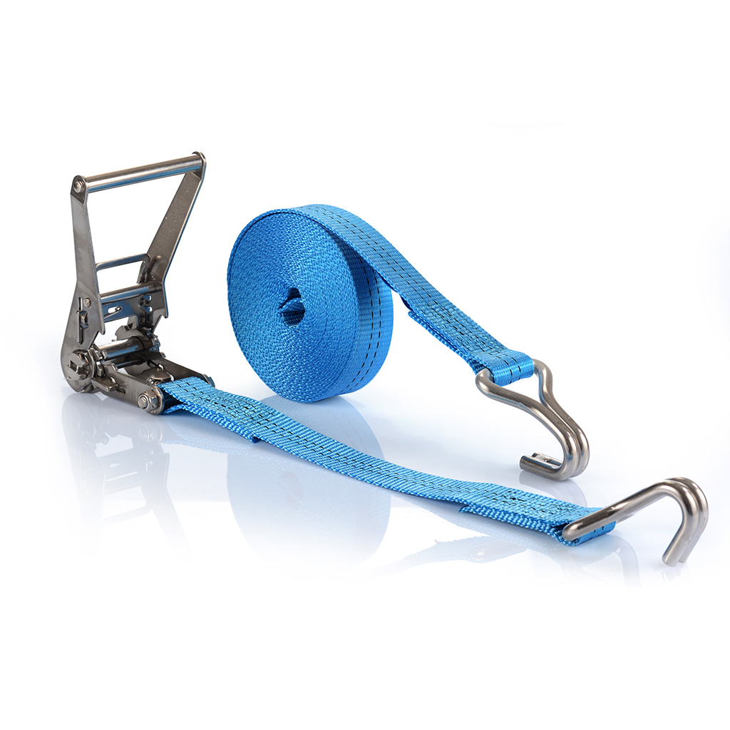 sangle arrimage deux parties tendeur inox crochets inox