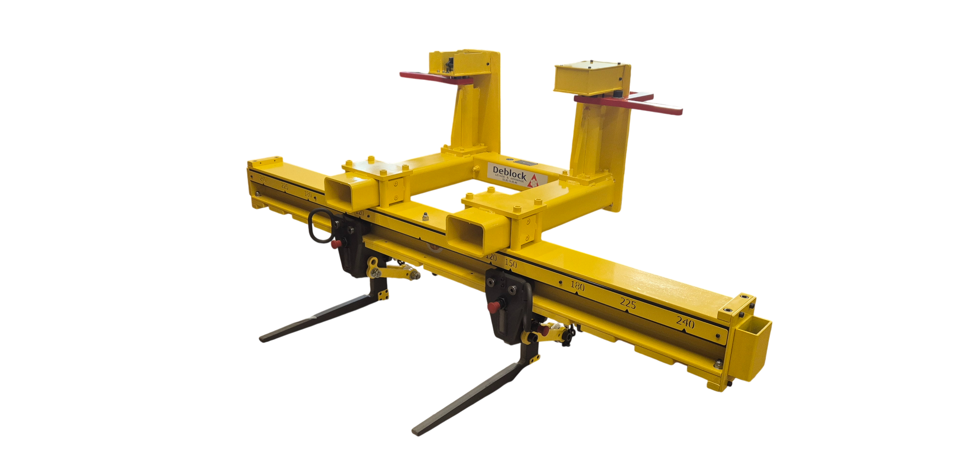 Palonnier réglable pour chariot élévateur